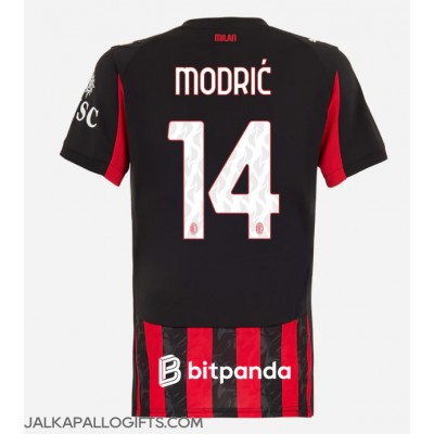 AC Milan Luka Modric #14 Kotipaita Naiset 2025-26 Lyhythihainen AC Milan Luka Modric #14 Kotipaita Naiset 2025-26 Lyhythihainen